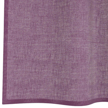 vidaXL Voile Curtains with Rod Pockets 2 pcs Purple