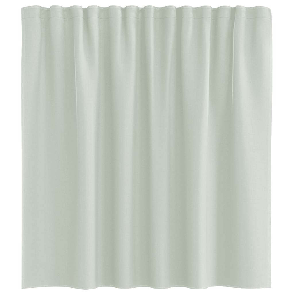 vidaXL Voile Curtains with Rod Pockets 2 pcs Light Grey
