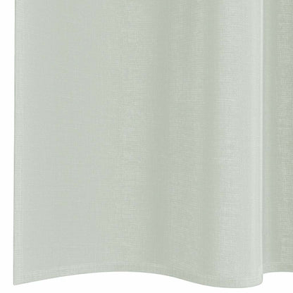 vidaXL Voile Curtains with Rod Pockets 2 pcs Light Grey
