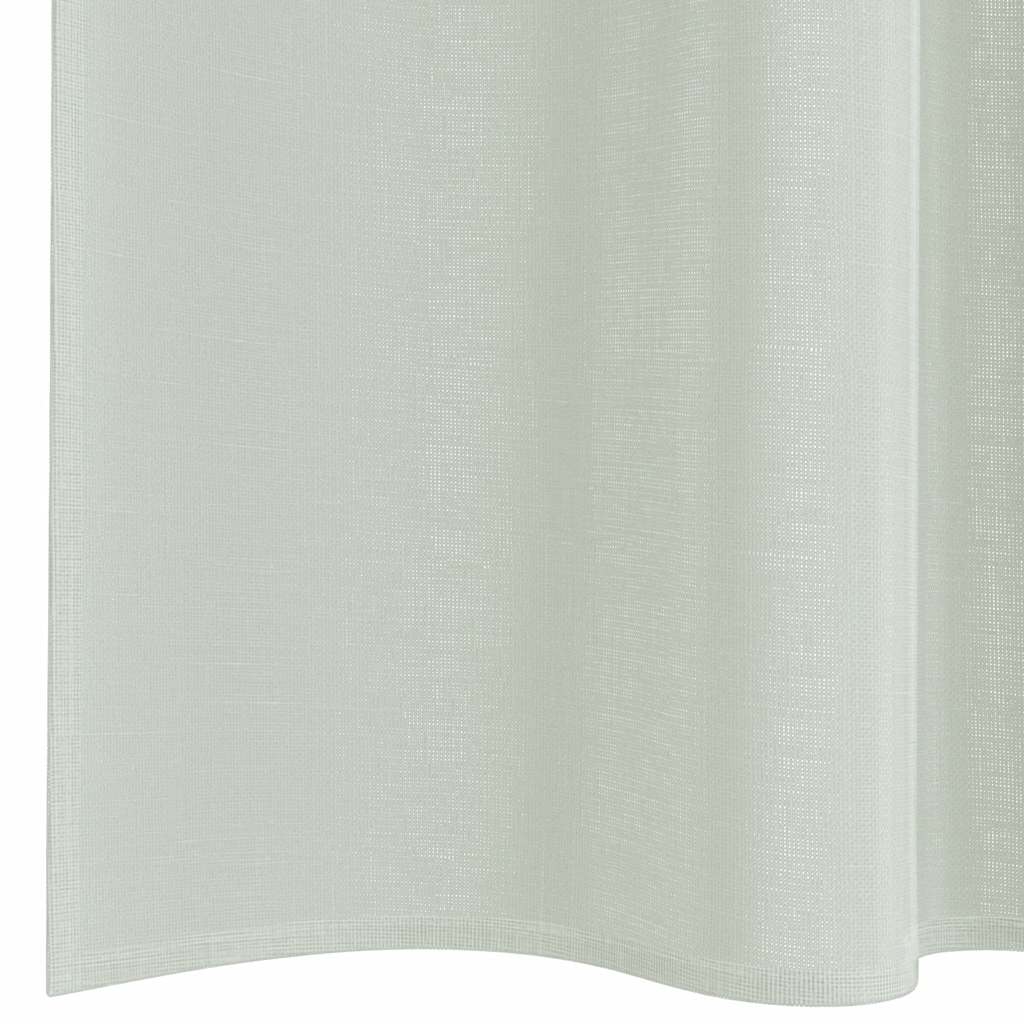 vidaXL Voile Curtains with Rod Pockets 2 pcs Light Grey