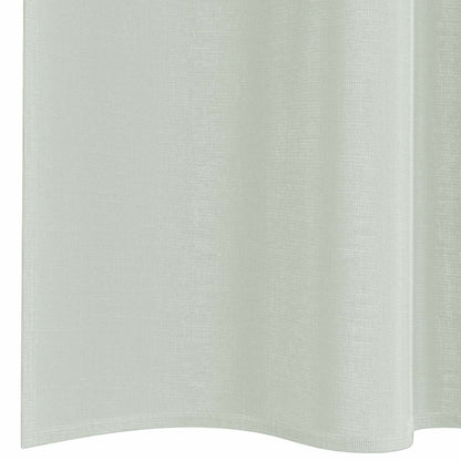 vidaXL Voile Curtains with Rod Pockets 2 pcs Light Grey