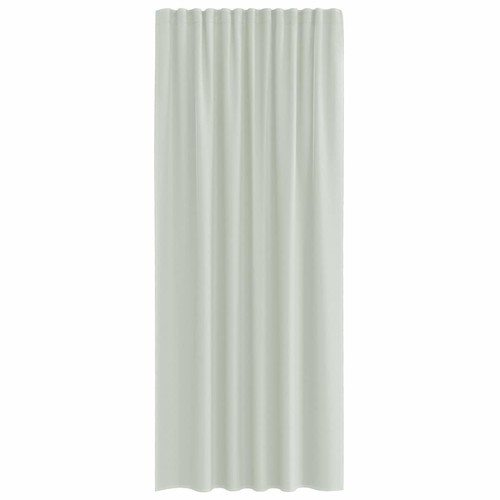 vidaXL Voile Curtains with Rod Pockets 2 pcs Light Grey
