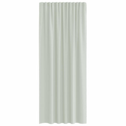 vidaXL Voile Curtains with Rod Pockets 2 pcs Light Grey