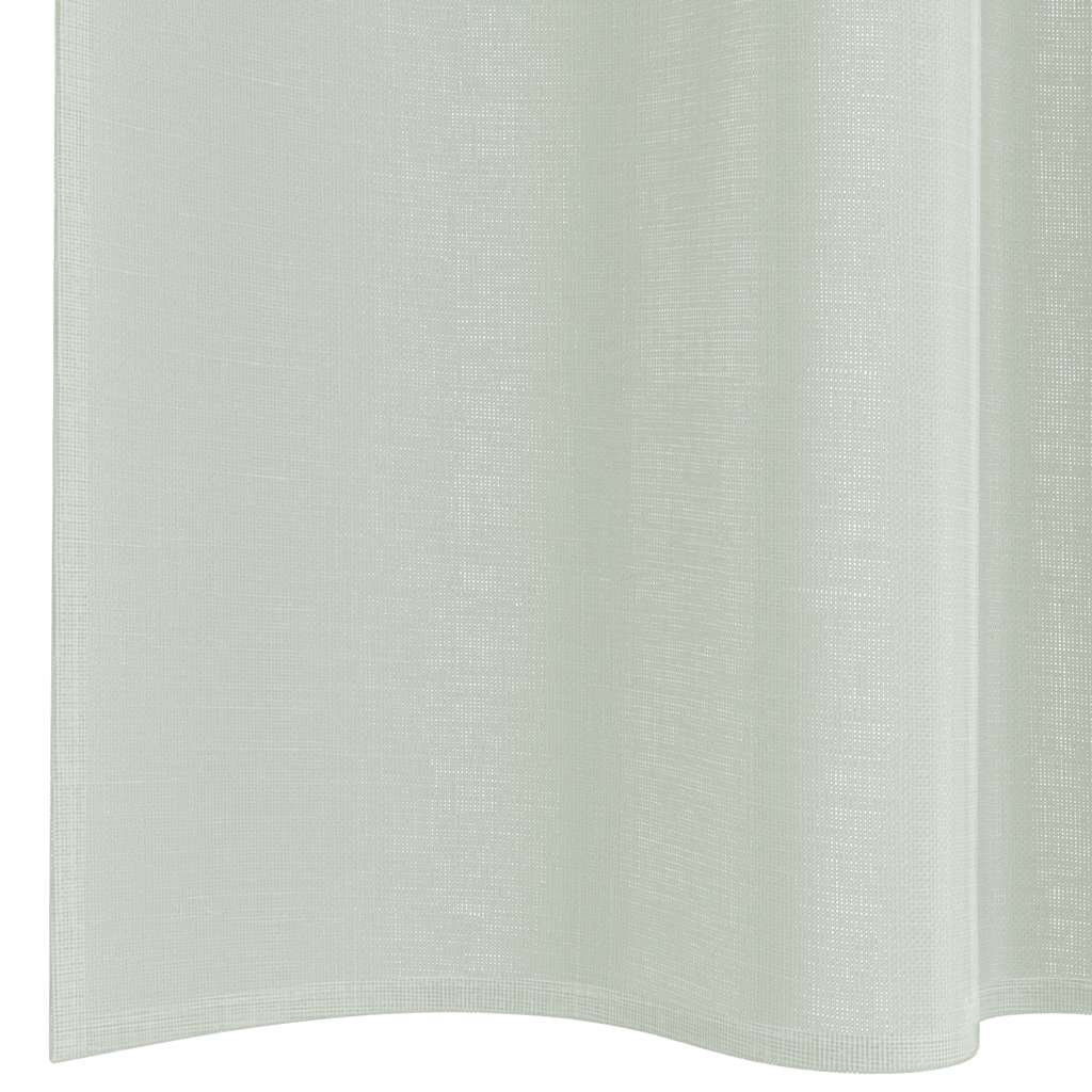 vidaXL Voile Curtains with Rod Pockets 2 pcs Light Grey