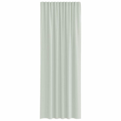 vidaXL Voile Curtains with Rod Pockets 2 pcs Light Grey