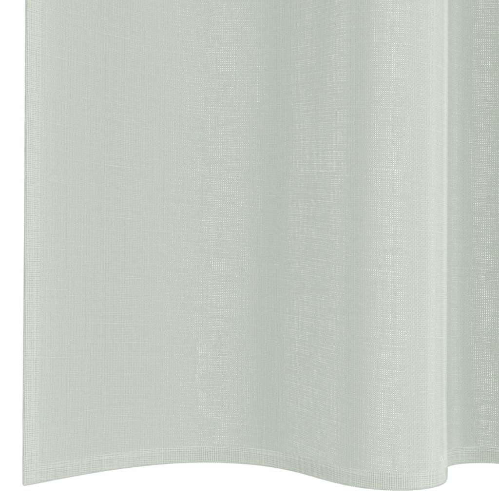 vidaXL Voile Curtains with Rod Pockets 2 pcs Light Grey