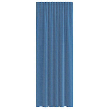 vidaXL Voile Curtains with Rod Pockets 2 pcs Royal Blue