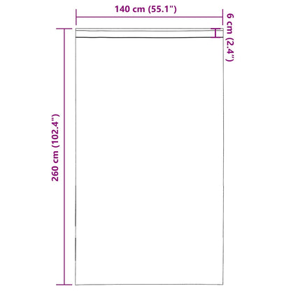 vidaXL Voile Curtains with Rod Pockets 2 pcs Royal Blue
