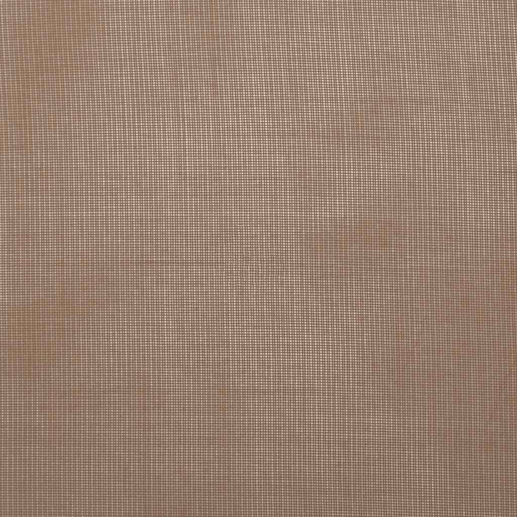 vidaXL Voile Curtains with Rod Pockets 2 pcs Light Brown