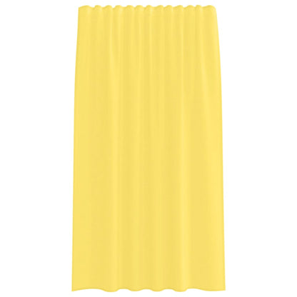 vidaXL Voile Curtains with Rod Pockets 2 pcs Yellow