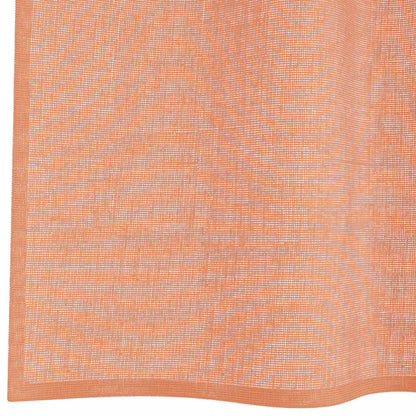 vidaXL Voile Curtains with Rod Pockets 2 pcs Terracotta