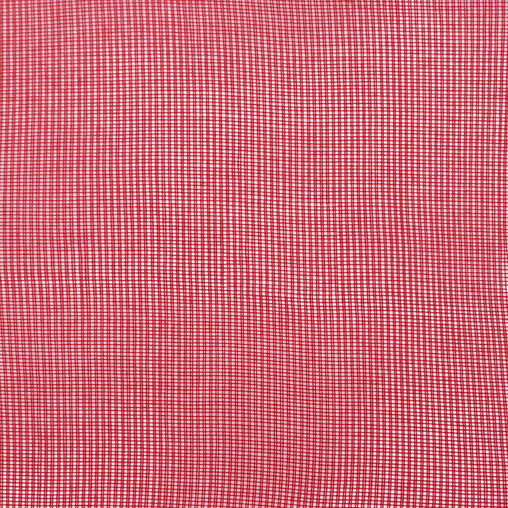 vidaXL Voile Curtains with Rod Pockets 2 pcs Wine Red