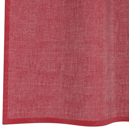 vidaXL Voile Curtains with Rod Pockets 2 pcs Wine Red