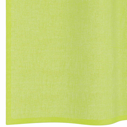 vidaXL Voile Curtains with Tab Top 2 pcs Apple Green