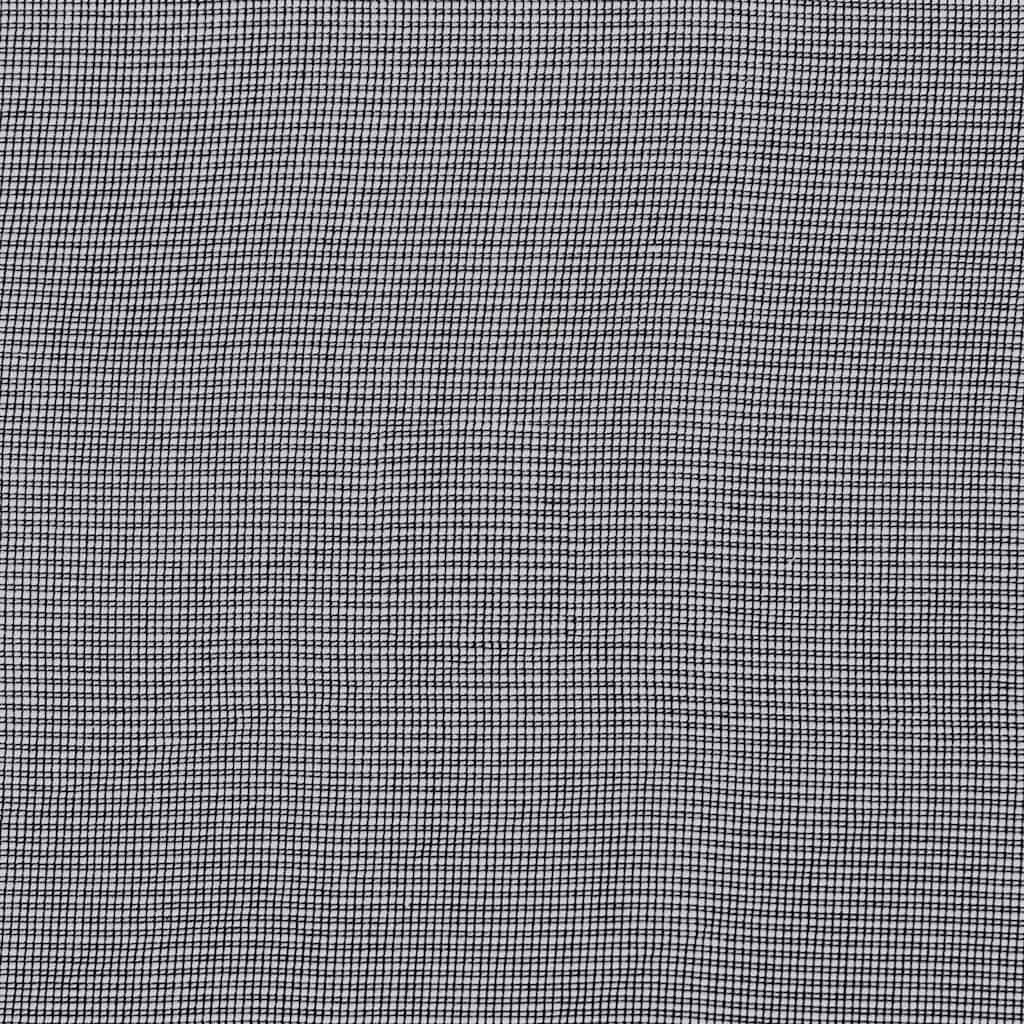 vidaXL Voile Curtains with Tab Top 2 pcs Black