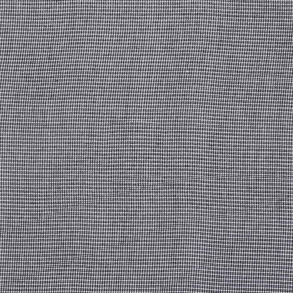 vidaXL Voile Curtains with Tab Top 2 pcs Black