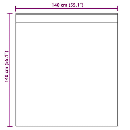 vidaXL Voile Curtains with Tab Top 2 pcs Brown