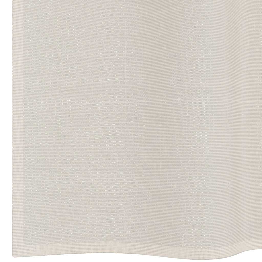 vidaXL Voile Curtains with Tab Top 2 pcs Cream