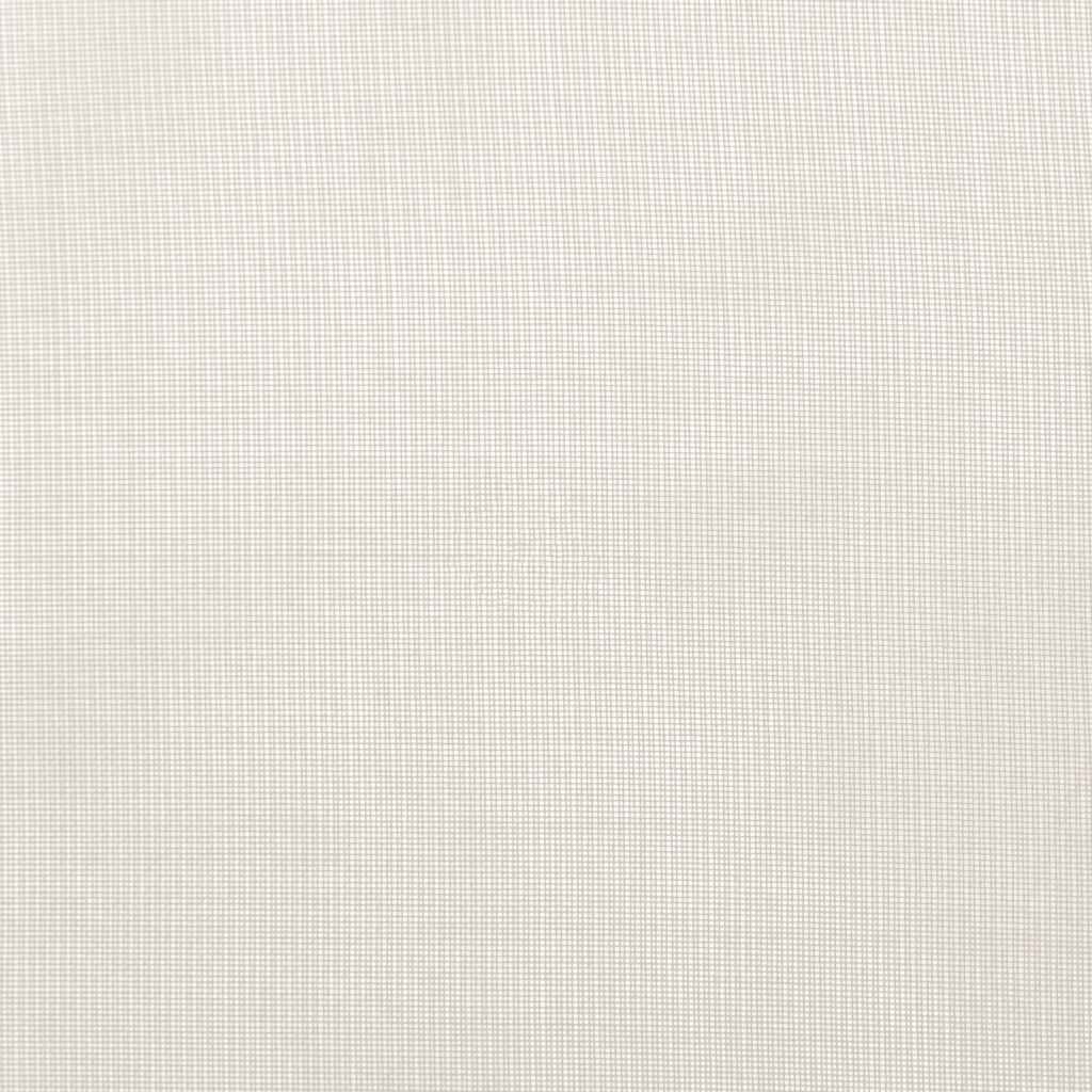 vidaXL Voile Curtains with Tab Top 2 pcs Cream