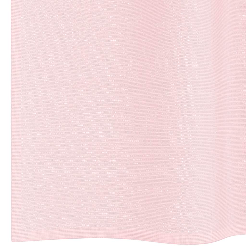 vidaXL Voile Curtains with Loops 2 pcs Light Pink 140x245 cm
