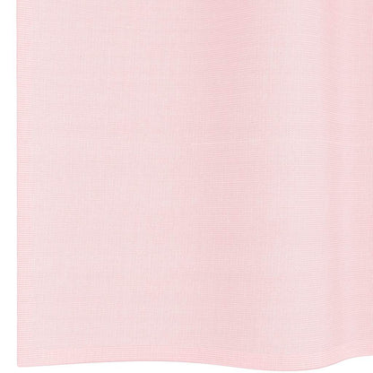 vidaXL Voile Curtains with Loops 2 pcs Light Pink 140x245 cm