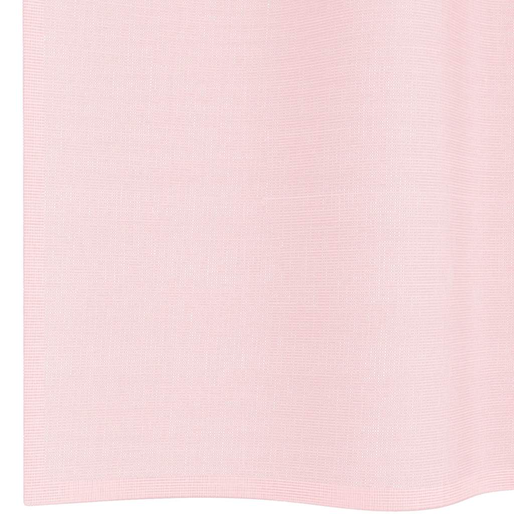 vidaXL Voile Curtains with Loops 2 pcs Light Pink 140x260 cm