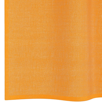 vidaXL Voile Curtains with Loops 2 pcs Orange 140x175 cm