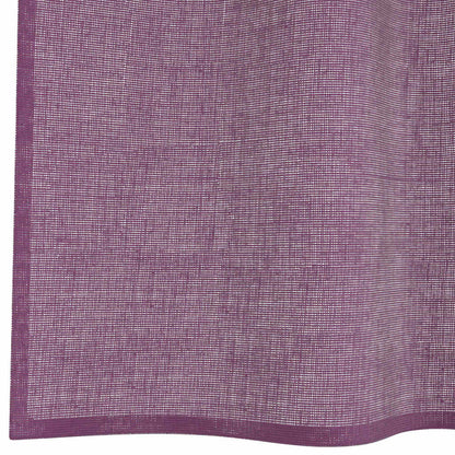 vidaXL Voile Curtains with Loops 2 pcs Purple 140x140 cm