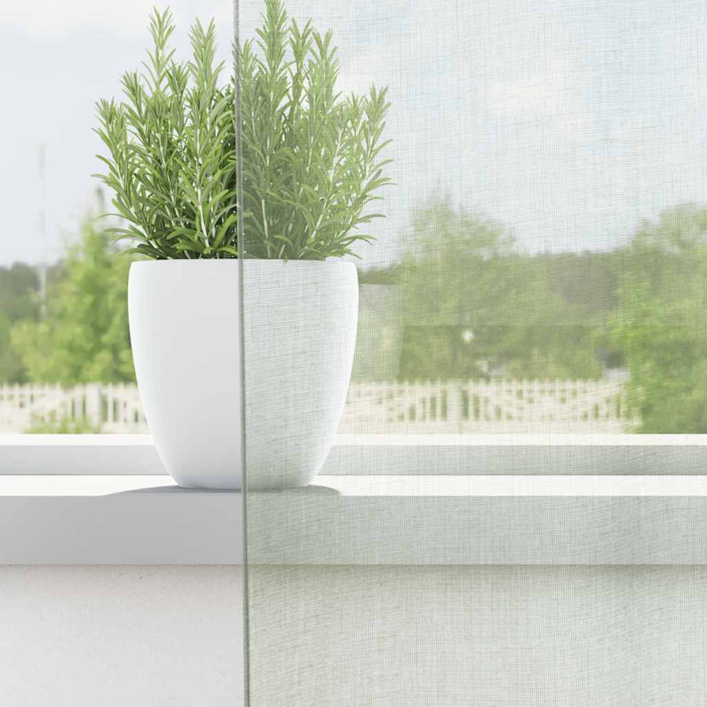 vidaXL Voile Curtains with Loops 2 pcs Light Grey 140x140 cm