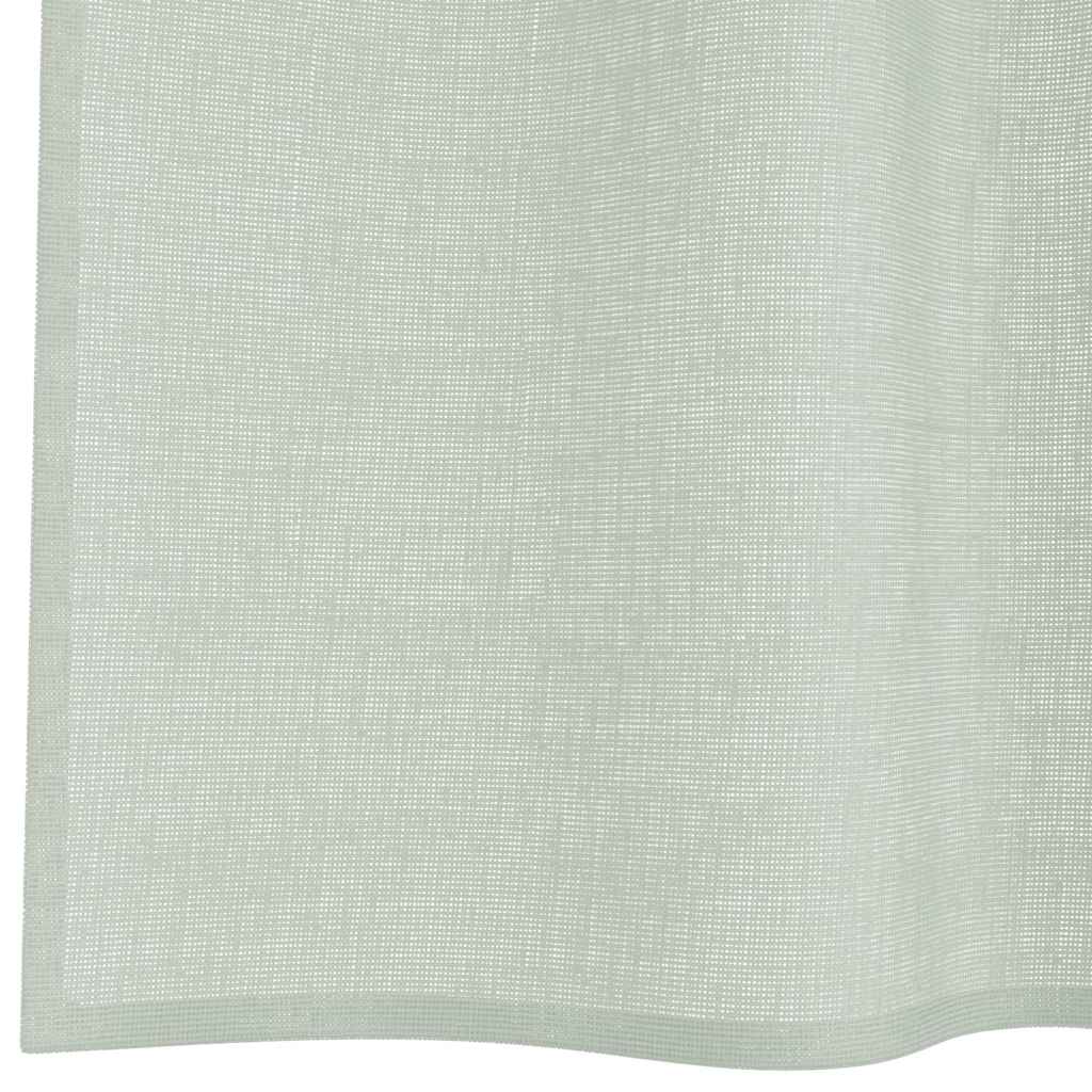 vidaXL Voile Curtains with Loops 2 pcs Light Grey 140x140 cm