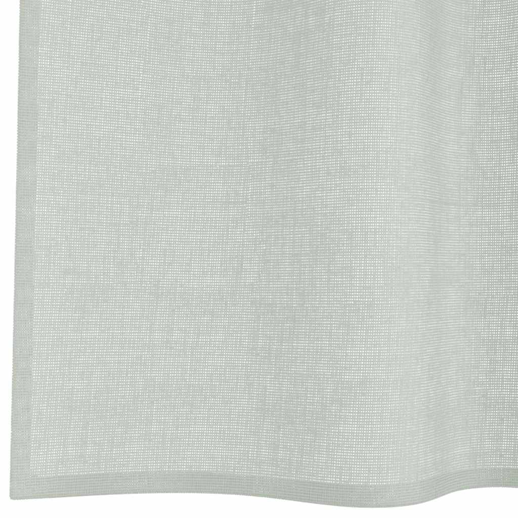 vidaXL Voile Curtains with Loops 2 pcs Light Grey 140x245 cm