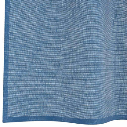 vidaXL Voile Curtains with Loops 2 pcs Royal Blue 140x225 cm