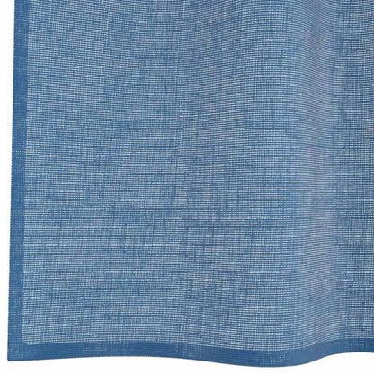vidaXL Voile Curtains with Loops 2 pcs Royal Blue 140x245 cm