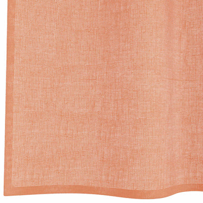 vidaXL Voile Curtains with Loops 2 pcs Terracotta 140x260 cm