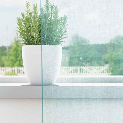 vidaXL Voile Curtains with Loops 2 pcs Turquoise 140x140 cm
