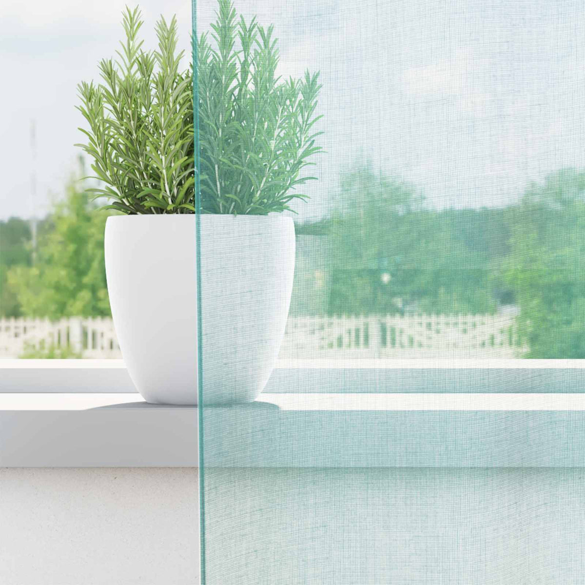 vidaXL Voile Curtains with Loops 2 pcs Turquoise 140x175 cm