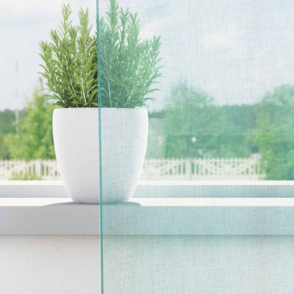 vidaXL Voile Curtains with Loops 2 pcs Turquoise 140x175 cm