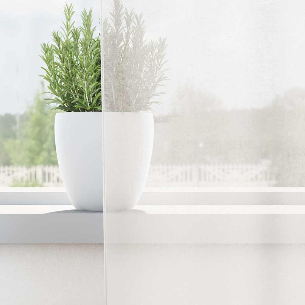 vidaXL Voile Curtains with Loops 2 pcs White 140x225 cm