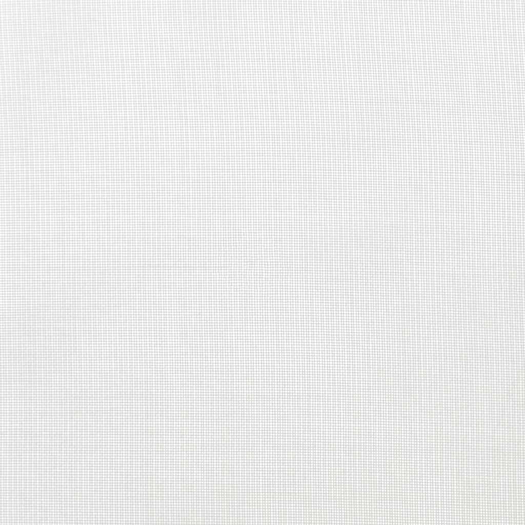 vidaXL Voile Curtains with Loops 2 pcs White 140x245 cm