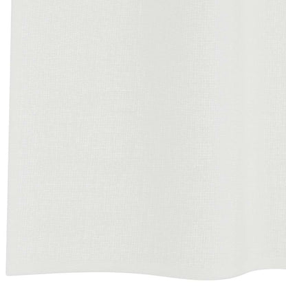 vidaXL Voile Curtains with Loops 2 pcs White 140x260 cm