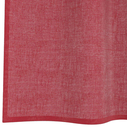 vidaXL Voile Curtains with Loops 2 pcs Wine Red 140x140 cm