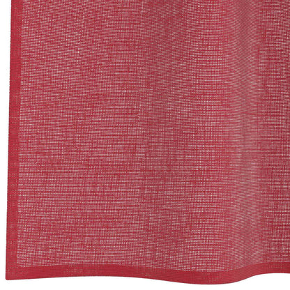 vidaXL Voile Curtains with Loops 2 pcs Wine Red 140x260 cm