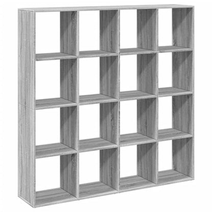 vidaXL Book Cabinet Grey Sonoma 137,5x29x137,5 cm Engineered Wood