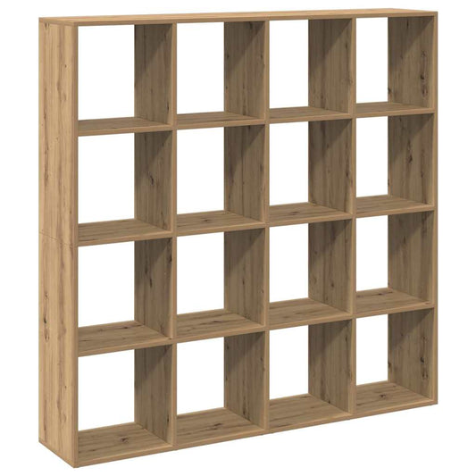 vidaXL Book Cabinet Artisian Oak 137,5x29x137,5 cm Engineered Wood