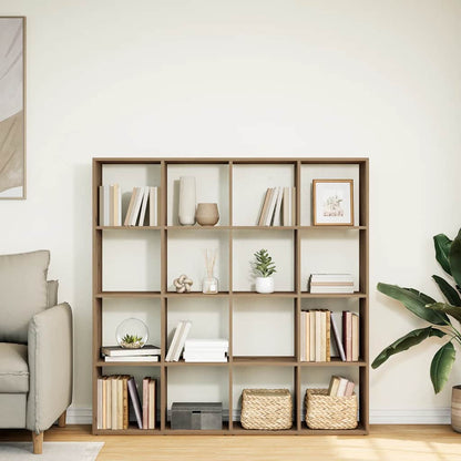vidaXL Book Cabinet Artisian Oak 137,5x29x137,5 cm Engineered Wood