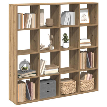 vidaXL Book Cabinet Artisian Oak 137,5x29x137,5 cm Engineered Wood