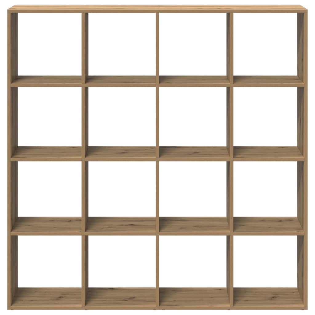 vidaXL Book Cabinet Artisian Oak 137,5x29x137,5 cm Engineered Wood
