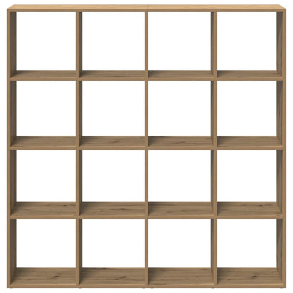 vidaXL Book Cabinet Artisian Oak 137,5x29x137,5 cm Engineered Wood