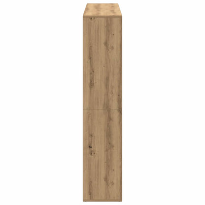 vidaXL Book Cabinet Artisian Oak 137,5x29x137,5 cm Engineered Wood