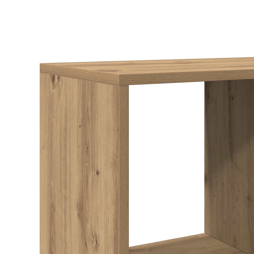 vidaXL Book Cabinet Artisian Oak 137,5x29x137,5 cm Engineered Wood
